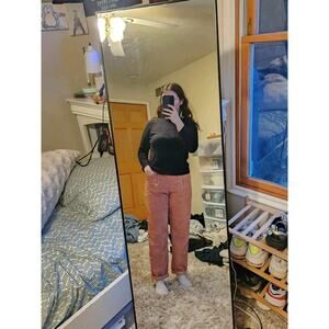 Salmon Pink Corduroy XS Pants